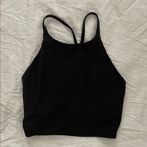 Old Navy Active Black Go-Dry Long Lined Bra